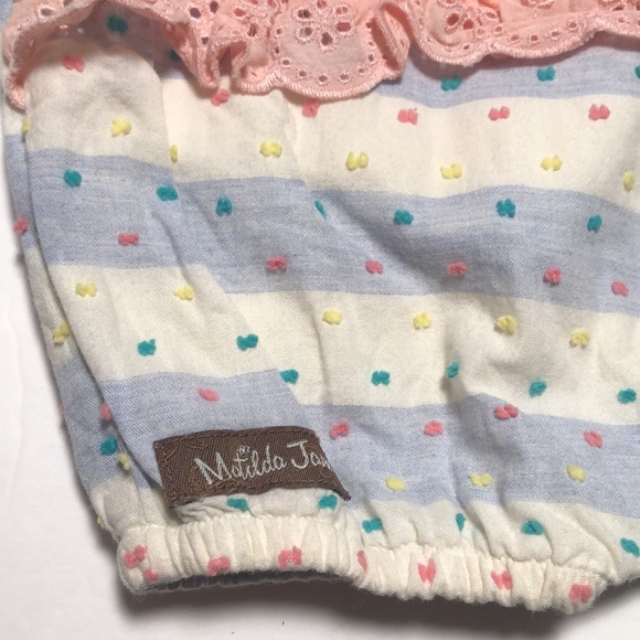 Girls Matilda Jane spring popcorn knit romper jumpsuit - Picture 9 of 13